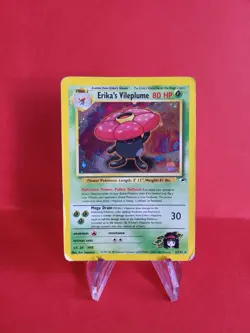 Pokemon Karte/card - Erika's Vileplume 5/132 Gym Heroes Holo - Played - Image 1
