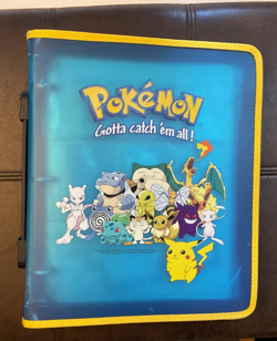 Vintage Pokemon Card Storage 3 Ring Zipper Binder 1999 x3 Must See - Image 2