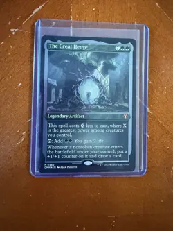 The Great Henge Foil Etched Near Mint MTG Commander Masters - Image 1