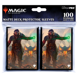 100 Count The Brothers' War Mishra Eminent One Standard Deck Protector Sleeves - Image 2