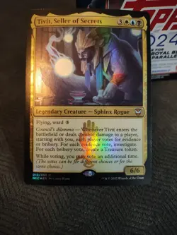 Tivit, Seller of Secrets Commander: Streets of New Capenna Foil - Image 1