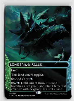 MTG Edge Of Eternities Lombering Falls x1 NM 024 - Image 1