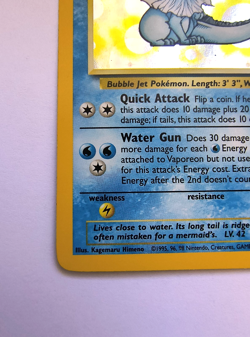 Pokemon TCG Vaporeon Holo Rare Card 12/64 Jungle No Symbol NEVER PLAYED - Image 5