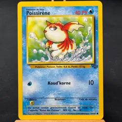 FRENCH - Goldeen - 53/64 - Jungle Set - Unlimited - Common - Pokemon - WOTC - NM - Image 1