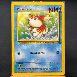 FRENCH - Goldeen - 53/64 - Jungle Set - Unlimited - Common - Pokemon - WOTC - NM - Image 3