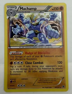 Machamp 49/101 Holo Rare Plasma Blast Pokemon TCG Near Mint - Image 1