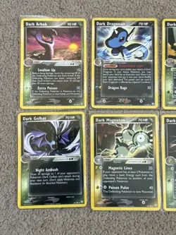 Pokemon EX Team Rocket Returns ‘DARK’ Non Holo Bundle x8 - #3 - Image 2