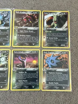 Pokemon EX Team Rocket Returns ‘DARK’ Non Holo Bundle x8 - #2 - Image 3