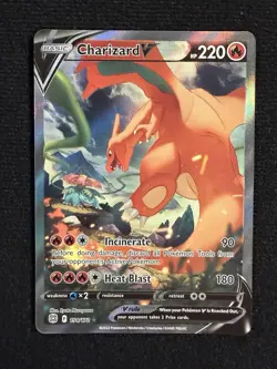 Charizard V (Alternate Full Art) 154/172 Brilliant Stars Holo Pokemon TCG - Image 1