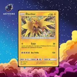 Carte Pokemon Electhor Holo 26/40 McDonald's 2019 Francais - Image 1