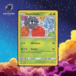 Carte Pokemon Saquedeneu Holo 6/40 Promo McDonald's 2019 Francais - Image 1