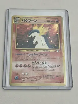 Typhlosion No.157 Holo Neo Genesis Premium File 2000 Pokemon TCG Japanese - Image 3
