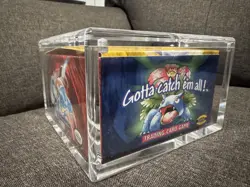 1999 Pokemon Base Set Booster Pack x3 Artset Charizard w/ box & case - Heavy - Image 3