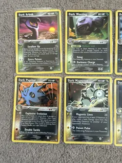 Pokemon EX Team Rocket Returns ‘DARK’ Non Holo Bundle x8 - #1 - Image 2