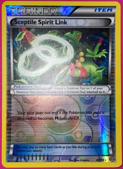 Pokemon TCG Sceptile Spirit Link XY Ancient Origins 80/98 Reverse Holo 2015 NM - Image 2