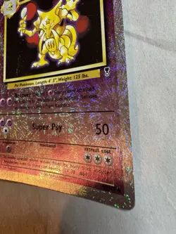 2002 Pokemon Kadabra Reverse Holo Foil 49/110 Legendary Collection RARE - Image 3