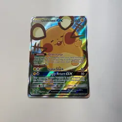 Dedenne GX 195a/214 Holo NM - Pokemon TCG - Alternate Art Unbroken Bonds Promo - Image 1