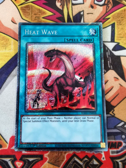 Heat Wave ra03-en058 (NEW) Platinum-Secret Rare Yu-Gi-Oh! - Image 1