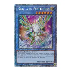 Yu-Gi-Oh! Herald of Perfection (Platinum Secret Rare) - Quarter Century Bonanza - Image 1
