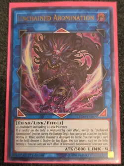 Unchained Abomination CHIM-EN045 Ultra Rare 1st Ed NM Yugioh - Image 1