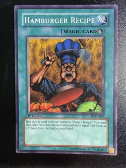Yu-Gi-Oh! HAMBURGER RECIPE - MRL-063 1st Edition- NM Never Played With - Image 1
