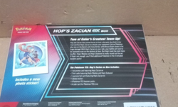 Pokemon TCG: Hop’s Zacian ex Box ( Foil Promo Cards, Foil Oversize Card ) - Image 4