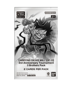One Piece Card Game 3rd Anniversary Tournament 3 Brothers Pack Sealed - Image 1