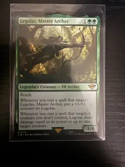 Legolas Master Archer NM/M Lord of the Rings MTG Magic Card - Image 1