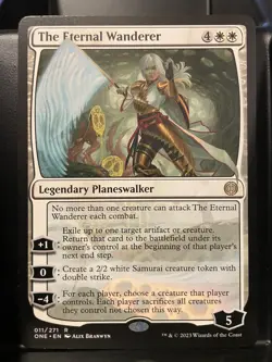 The Eternal Wanderer NM/M Unspecified Set MTG Magic Card Planeswalker White Rare - Image 1