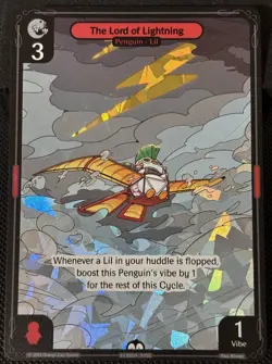 Vibes TCG The Lord of Lightning * ARCTIC FOIL * - Legend of the Lils Card 5/150 - Image 1