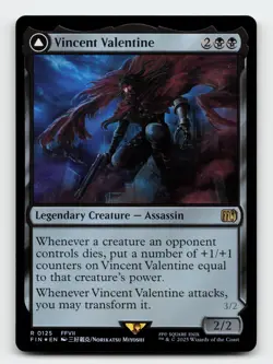 Vincent Valentine / Galian Beast FOIL FINAL FANTASY Magic The Gathering Card - Image 1
