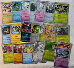 Pokemon TCG Destined Rivals Journey Together All Holo Or Reverse 21 Card Lot - Image 1