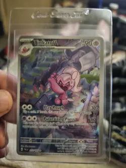 Pokemon TCG Tinkatuff Illustration Rare Holo Card 217/193 Sv02: Paldea Evolved - Image 1