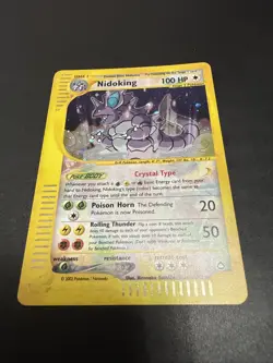 Pokemon Card - Nidoking - Holo Eng NM - Aquapolis - 150/147 -Crystal -No Shining - Image 3