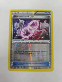 Mewtwo Spirit Link Reverse Holo 144/162 Pokemon Card 2015 BREAKthrough LP - Image 1