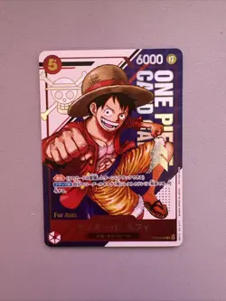One Piece Monkey.D.Luffy ST21-014-SR Card TCG Near Mint Condition Japanese - Image 1