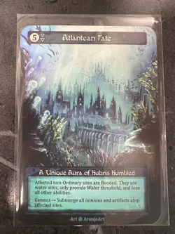 Atlantean Fate NON Foil Sorcery Card Beta, NM Condition Contested Realms - Image 1