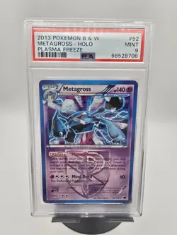 Metagross Plasma Freeze Holo Rare Card 52/116 Team Plasma Pokemon TCG - Image 1
