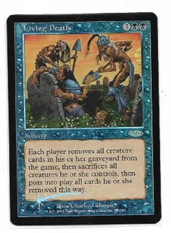 MTG magic cards 1x Living Death - Foil DCI Judge Promo Judge Rewards Promos NM-M - Image 1