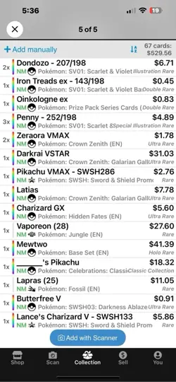 Pokemon Card Binder Collection Multiple Cards - Image 1