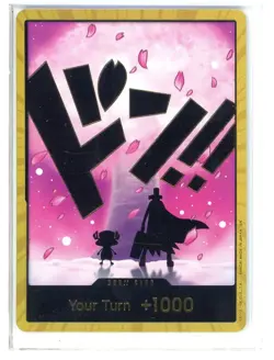 One Piece CCG Don!! (Chopper) Your Turn +1000 Gold Card (SW) - Image 1