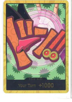 One Piece CCG Don!! (Foxy) Your Turn +1000 Gold Card (SW) - Image 1