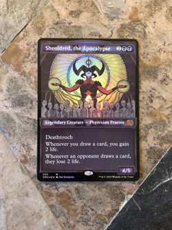 MTG - Sheoldred, the Apocalypse - FOIL - Altered - Read - Watch VIdeo of Item! - Image 3