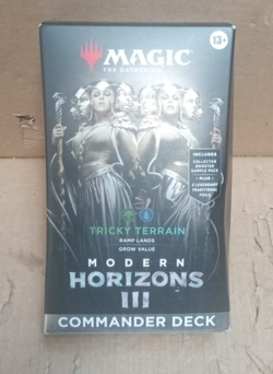 Wizards of the Coast Modern Horizons 3 Tricky Terrain Commander Deck Magic - Image 1