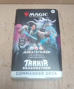 Magic The Gathering Tarkir Dragonstorm Commander Deck Jeskai Striker - Image 1