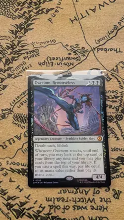 MTG Gwenom Remorseless SPM 286 foil Spider-man NM - Image 1