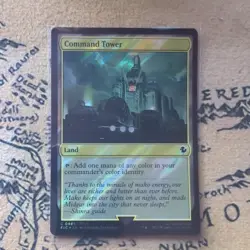 Command Tower (0485) (Surge Foil) Commander: Final Fantasy Surge Foil NM - Image 1