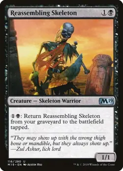 Reassembling Skeleton - Foil M19 NM MTG - Image 1