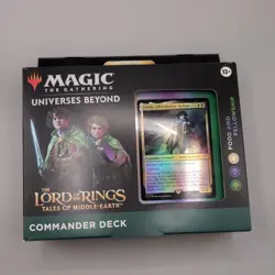 NEW Magic the Gathering Lord of the Rings Food and Fellowship Commander Deck - Image 2