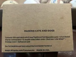 Magic The Gathering Secret Lair Raining Cats and Dogs Commander Deck New Sealed - Image 3